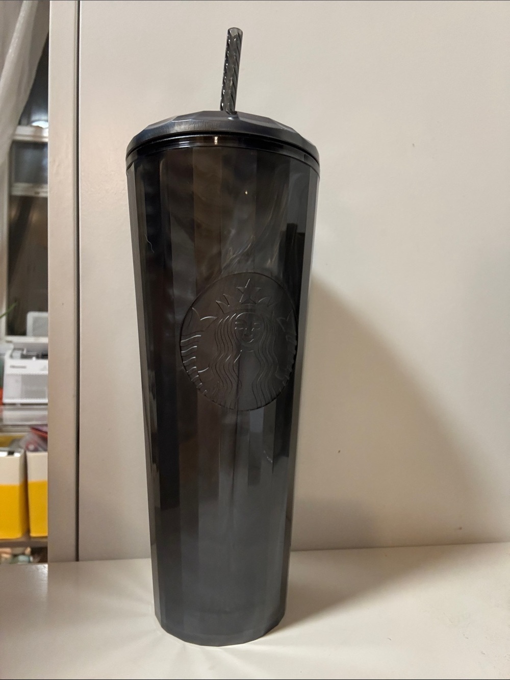 Starbucks iridescent black pearl 24oz tumbler with straw brand new